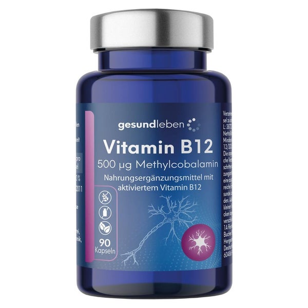 Gesund Leben Vitamin B12 Kapseln 90 St