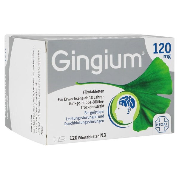 Gingium 120 Mg Filmtabletten 120 St