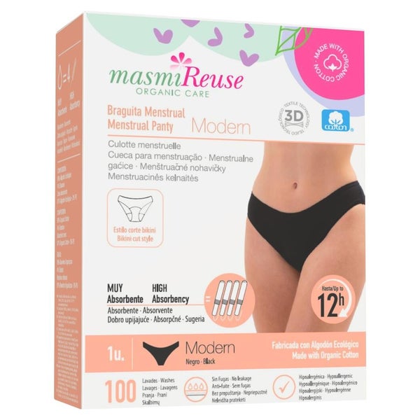 Bio Periodenslip Modern Gr.m Bio Baumwolle Masmi 1 St