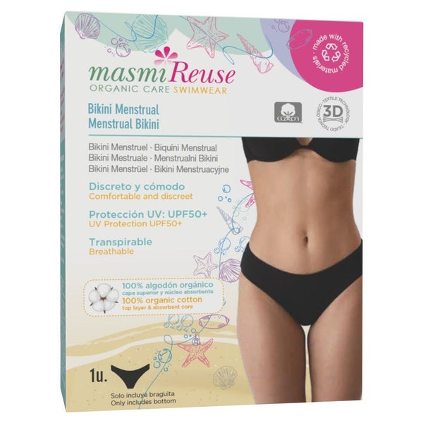 Bio Periodenbikinihose Gr.s Bio Baumwolle Masmi 1 St