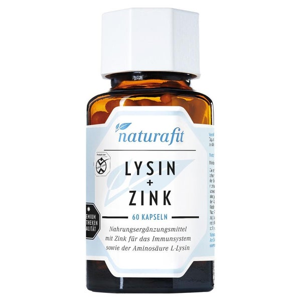 Naturafit Lysin+zink Kapseln 60 St