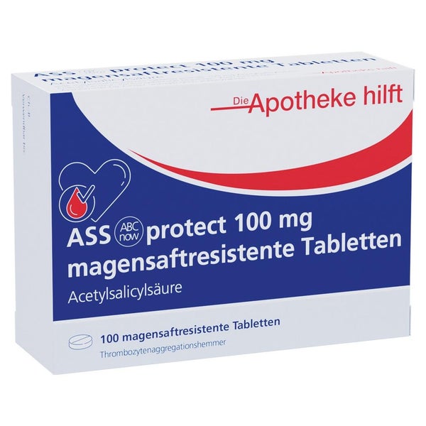Ass Abcnow Protect 100 Mg Magensaftres.tabl./dah 100 St