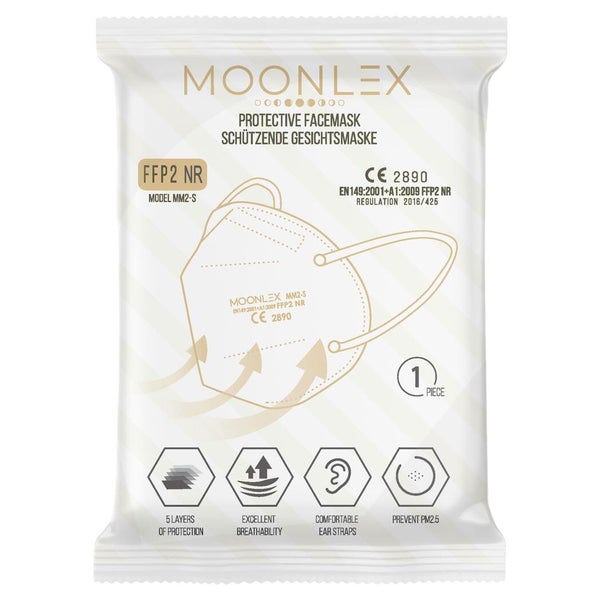 Moonlex Ffp2 Maske Ce2890 5lagig Einzeln Foliert 1 St