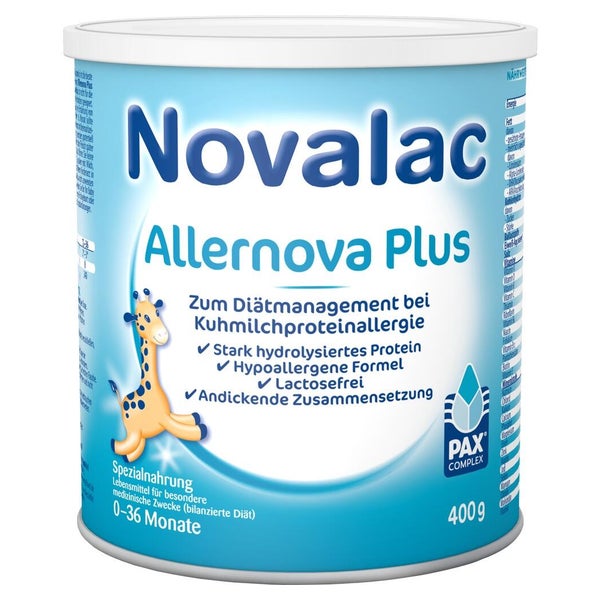 Novalac Allernova Plus Spezialnahrung 0-36 Monate 400 g