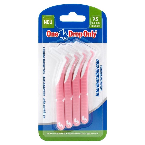 One Drop Only Interdentalbürsten Xs 0,4 Mm Rosa 8 St