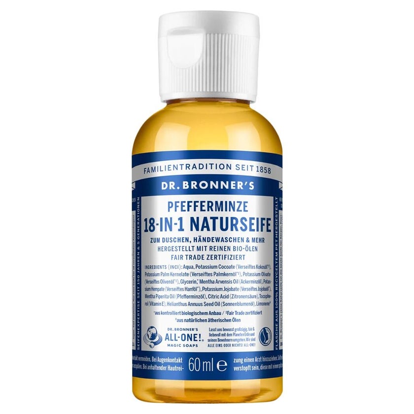Dr.bronners 18in1 Naturseife flüssig Pfe 60 ml