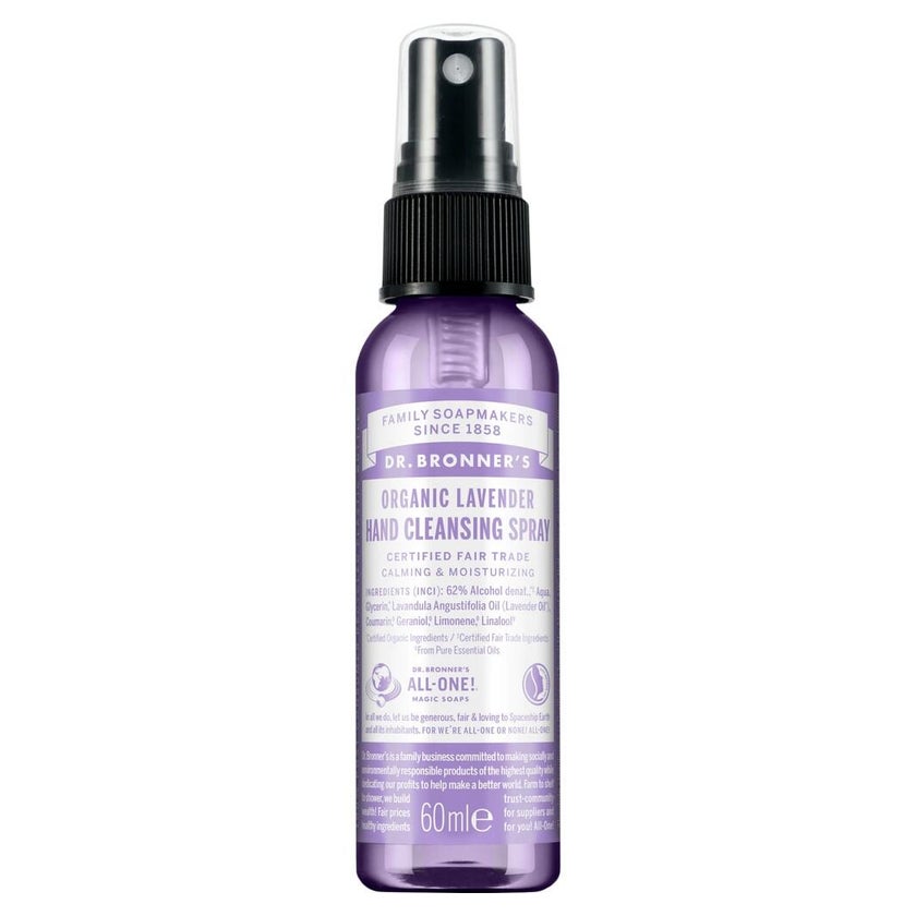 Dr.bronners BIO Hand-hygienespray Lavend 60 ml