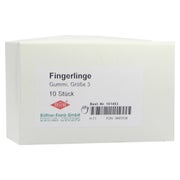 Produktabbildung: Fingerling Gummi Gr.3 transparent 10 St