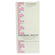 Vetokehl NOT. D 5 Injektionslösung vet. 10X1 ml