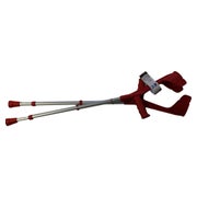 Unterarmkrücke Alu rot 2 St