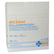 Mullkompressen 10x10 cm steril 12fach 25X2 St