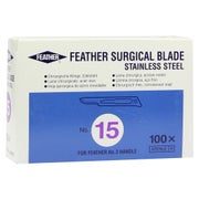 Skalpellklingen Einmal Fig.15 Feather 100 St