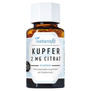 Naturafit Kupfer 2 mg Citrat Kapseln 90 St