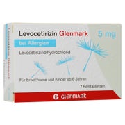 Levocetirizin Glenmark 5 mg Filmtablette 7 St