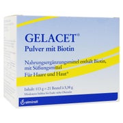 Gelacet Pulver Mit Biotin Im Beutel 21 St