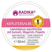 Bioherba Kräutersalbe Universelle Hautpflege Sumach  Wegerich & Propolis 30 ml