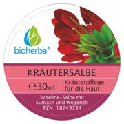 Bioherba Kräutersalbe Vaseline-Salbe mit Sumach und Wegerich 30 ml