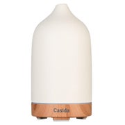 Aroma Diffuser Keramik weiß/Holz 1 St