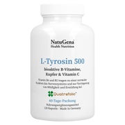 L-tyrosin 500 B-komplex+kupfer+vitamin C Kapseln 120 St