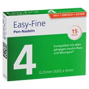 Easy-fine Pen-nadeln 4 Mm 32 G (0.23 Mm) 15 St