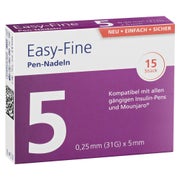 Easy-fine Pen-nadeln 5 Mm 31 G (0.25 Mm) 15 St