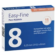 Easy-fine Pen-nadeln 8 Mm 31 G (0.25 Mm) 15 St