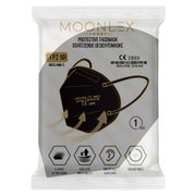 Moonlex Ffp2 Maske Ce2890 5lagig Schwarz Einzeln 1 St
