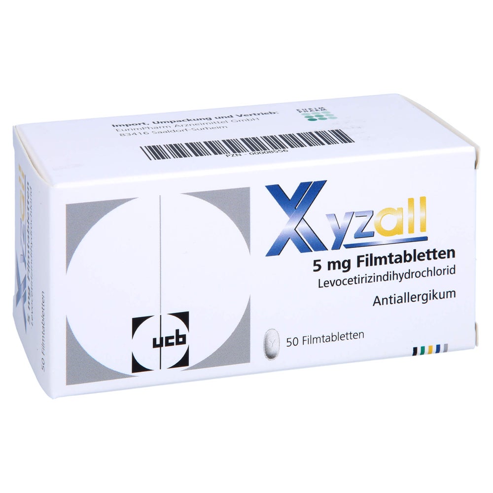 Xyzall 5 mg Filmtabletten - Reimport 50 St Image