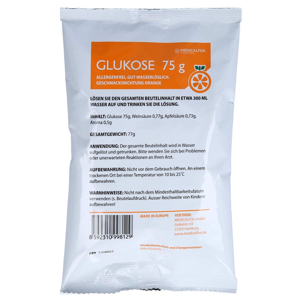 Glukose Orange Plv.z.Her.e.Lsg.z.Ei 75 g