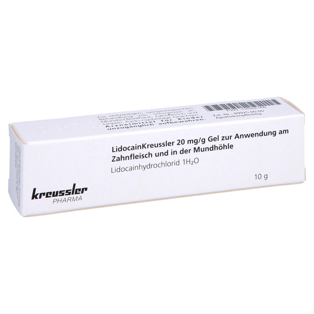 Lidocain Kreussler 20 mg/g Gel 10 g