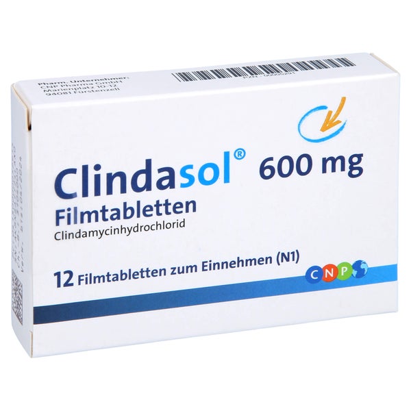 Clindasol 600 mg Filmtabletten 12 St