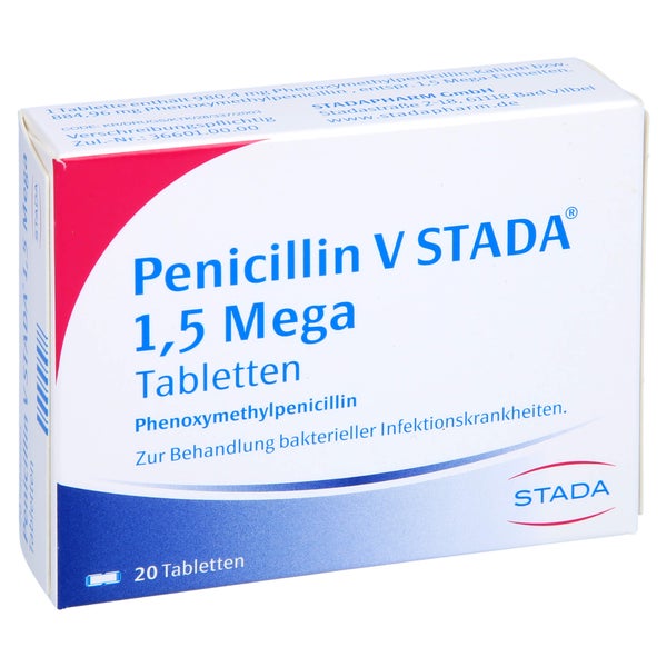 Penicillin V Stada 1,5 Mega Tabletten 20 St