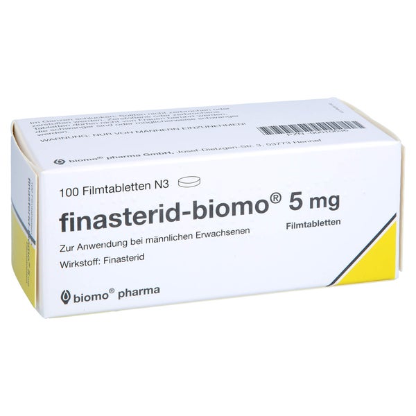Finasterid-biomo 5 mg Filmtabletten 100 St