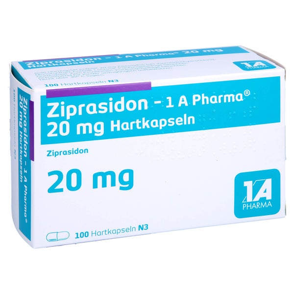 Ziprasidon-1a Pharma 20 mg Hartkapseln 100 St