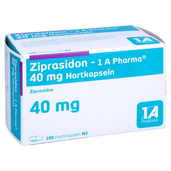 Ziprasidon-1a Pharma 40 mg Hartkapseln 100 St