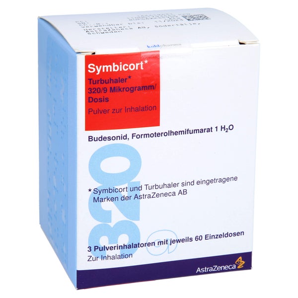 SYMBICORT Turbohaler 320/9 µg/Dosis 60 ED 3 St