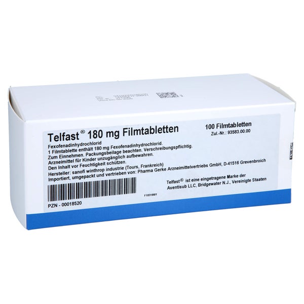 Telfast 180 mg Filmtabletten 100 St