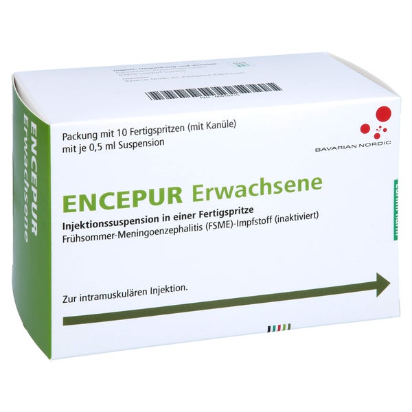 Encepur Erwachsene Fertigspritzen 10X0,5 ml