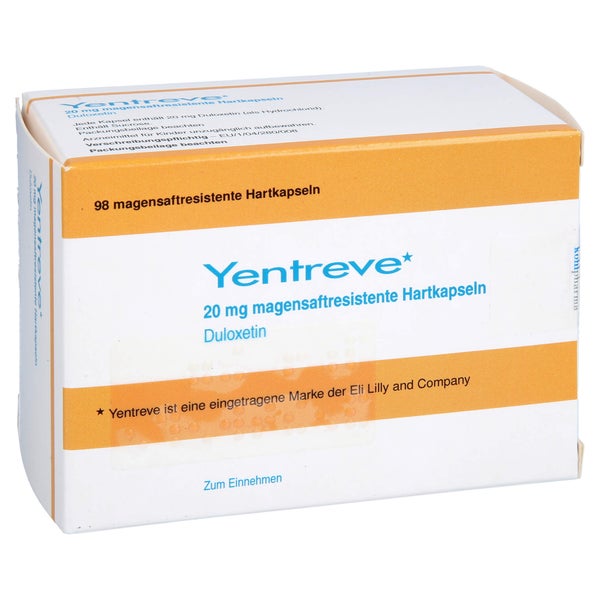 YENTREVE 20 mg magensaftresistente Hartkapseln 98 St