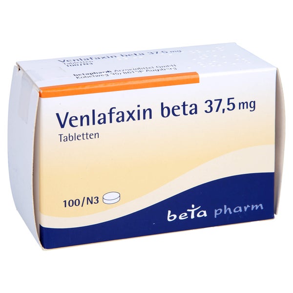 Venlafaxin beta 37,5 mg Tabletten 100 St