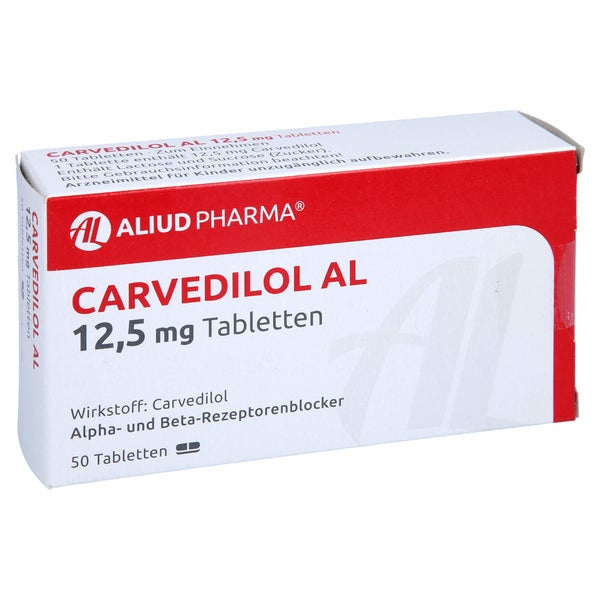 Carvedilol AL 12,5 mg Tabletten 50 St