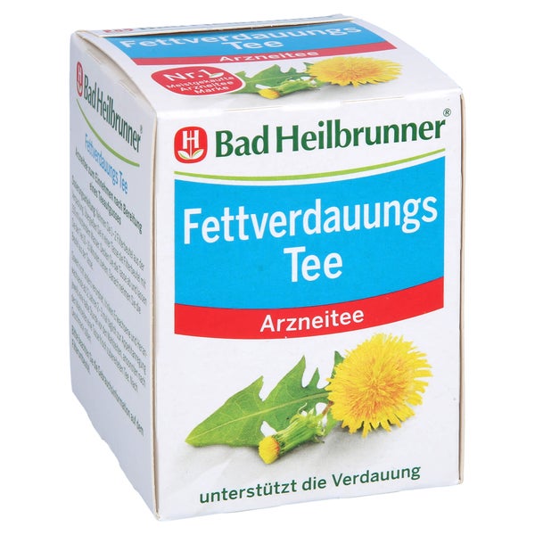 BAD Heilbrunner Fettverdauungstee Filter 8X1,8 g