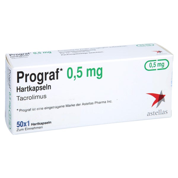 Prograf 0,5 mg Hartkapseln 50 St