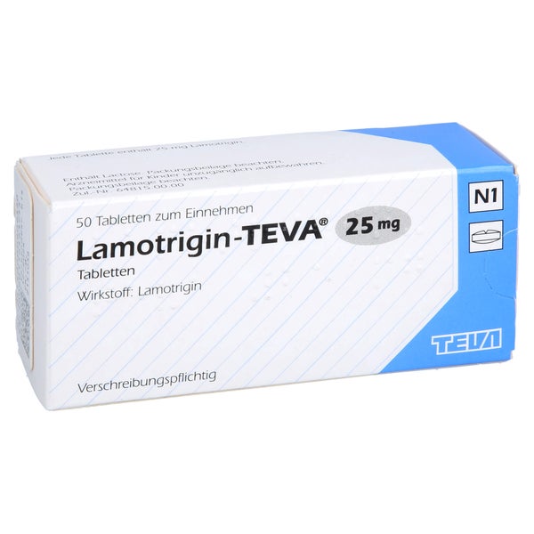 Lamotrigin Teva 25mg Tabletten 50 St