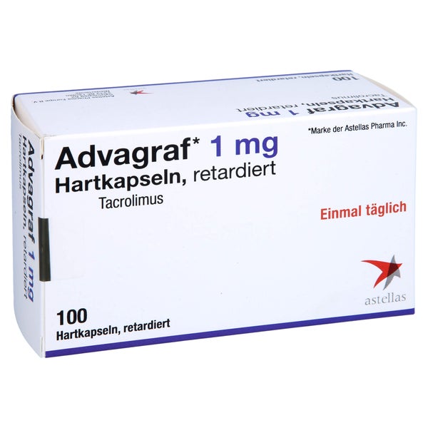 Advagraf 1 mg Hartkapseln retardiert 100 St