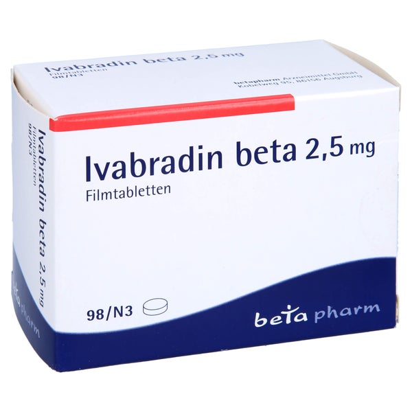 Ivabradin beta 2,5 mg Filmtabletten 98 St