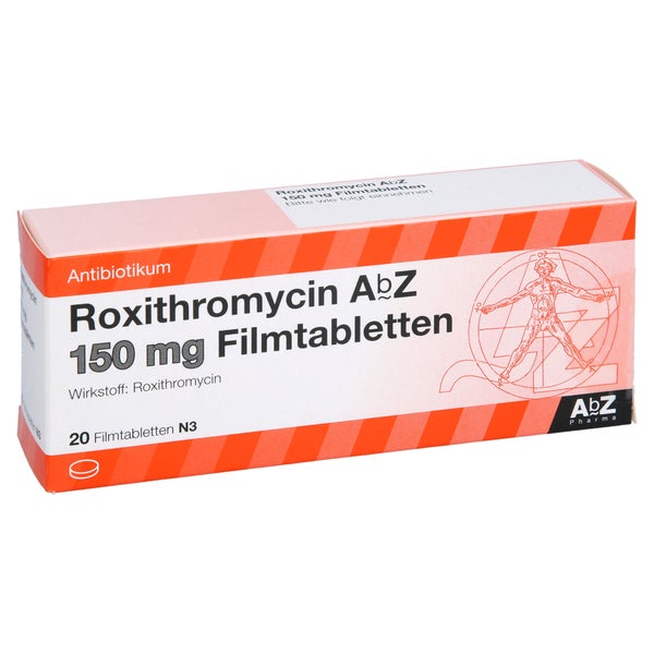 Roxithromycin AbZ 150 mg Filmtabletten 20 St