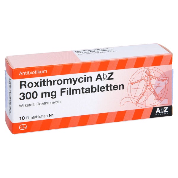 Roxithromycin AbZ 300 mg Filmtabletten 10 St