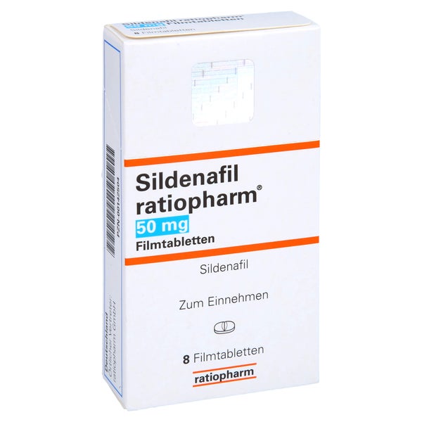 SILDENAFIL ratiopharm 50 mg Filmtabletten 8 St