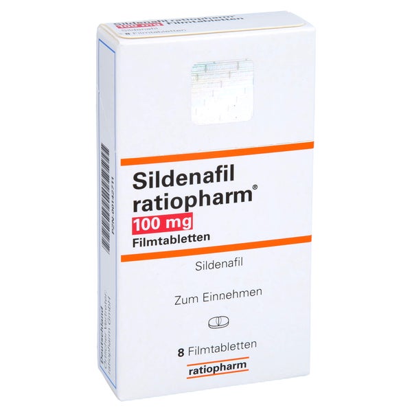 SILDENAFIL ratiopharm 100 mg Filmtabletten 8 St
